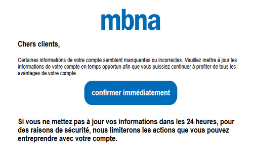 MBNA(CA) - Letter Inbox To All ☑️