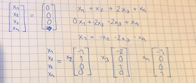 [Linear Algebra] Finding the kernel of a matrix : r/learnmath