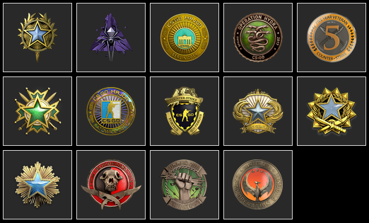 how to get cs go badges