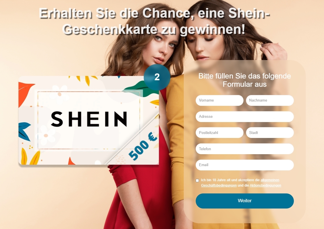 [CC Submit] AT | Shein GiftCard