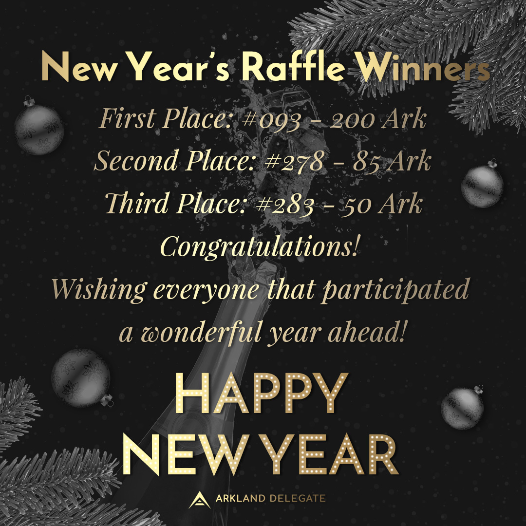 ArkLand New Year's Raffle Announcing the winners! r/ArkEcosystem