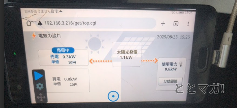 イメージ画像 HEMSモニター利用