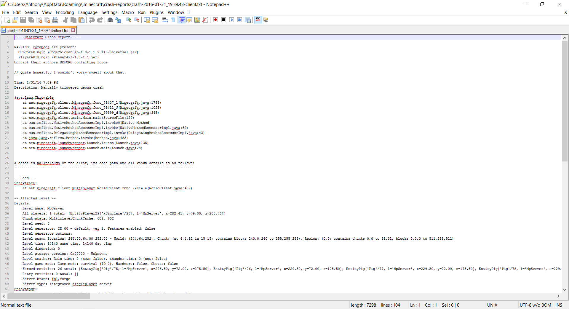 [Guide] How to Post a Crash Report | Hypixel Forums