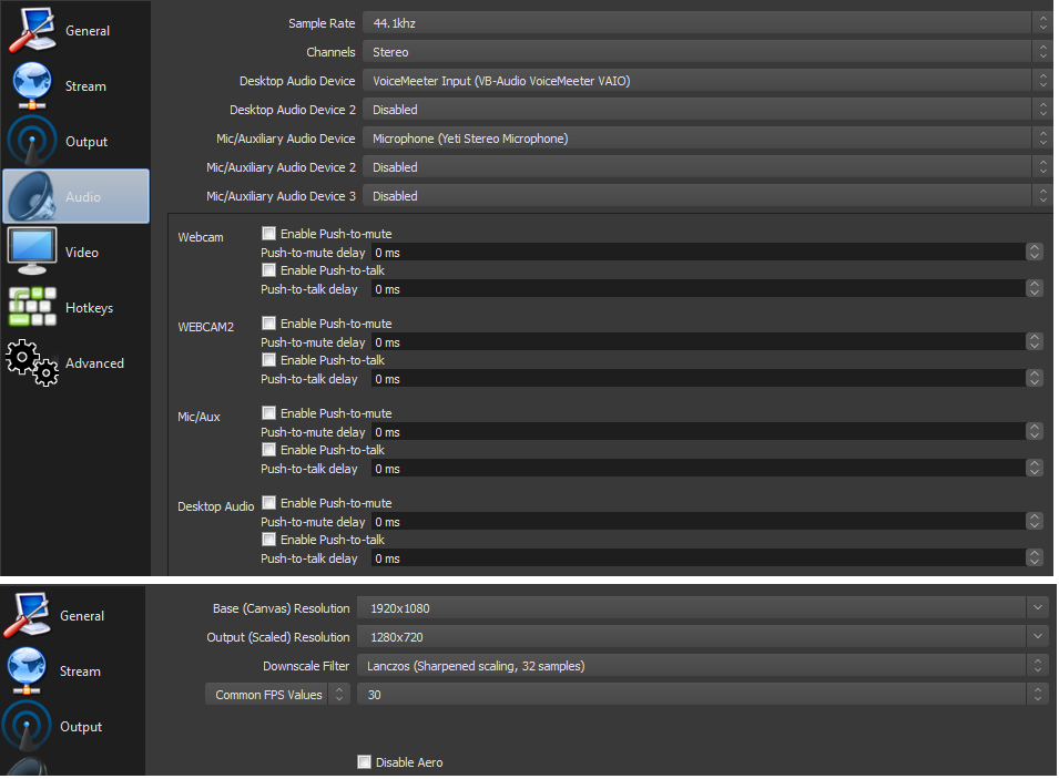 streamlabs obs audio delay