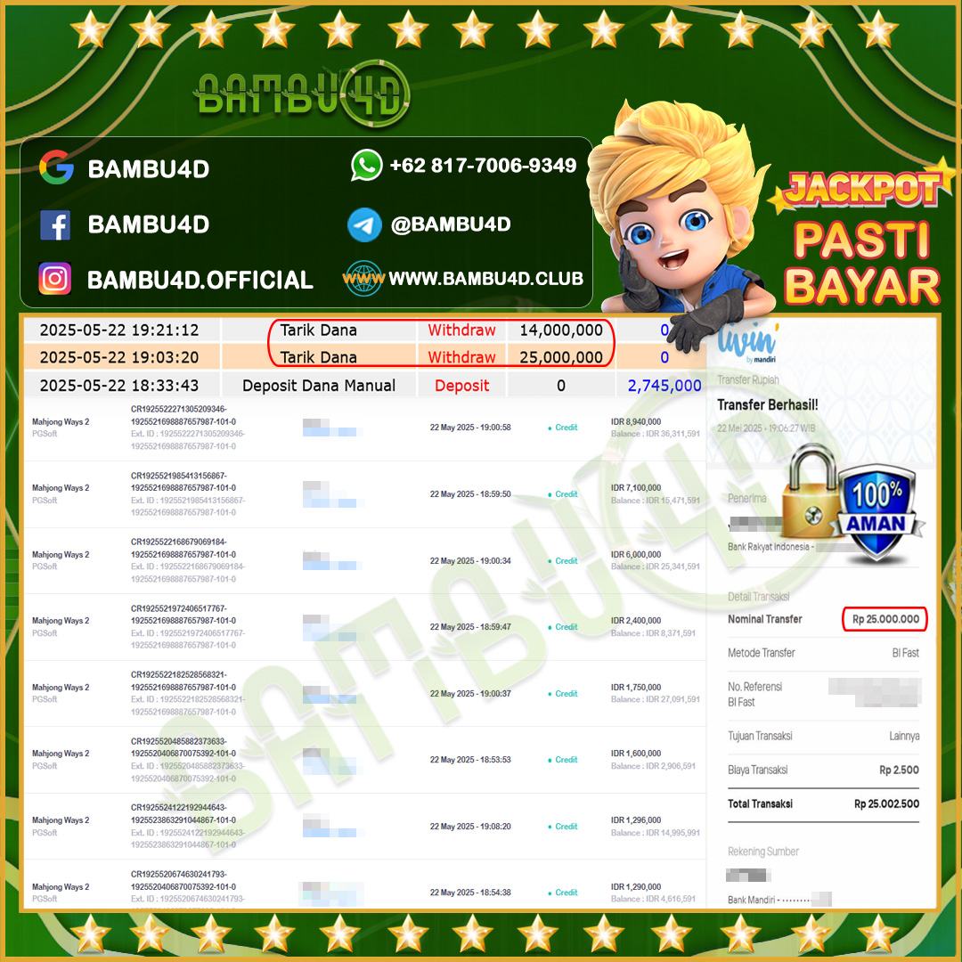 bambu4d-jackpot-slot-pgsoft-mahjong-ways-2-rp39000000--lunas