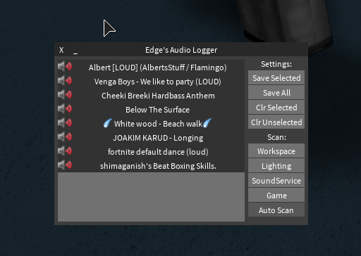 Audio Logger