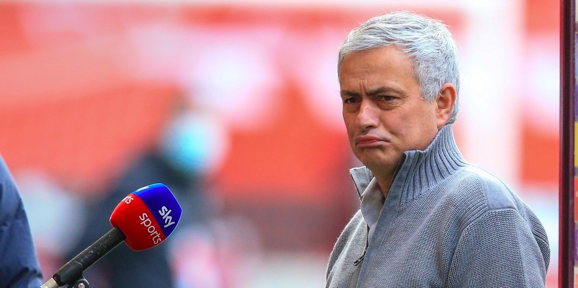 José Mourinho als trainer van Manchester United