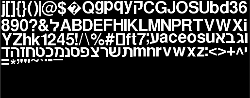 Font rendering. Визуализация шрифтов. LIBGDX лого.