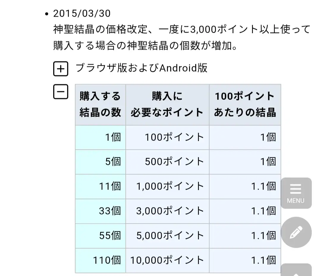 古参王子が語る！アイギスガチャの歴史と神聖結晶の価格変動の参考画像 - わんにゃんランド - アイギス攻略まとめ