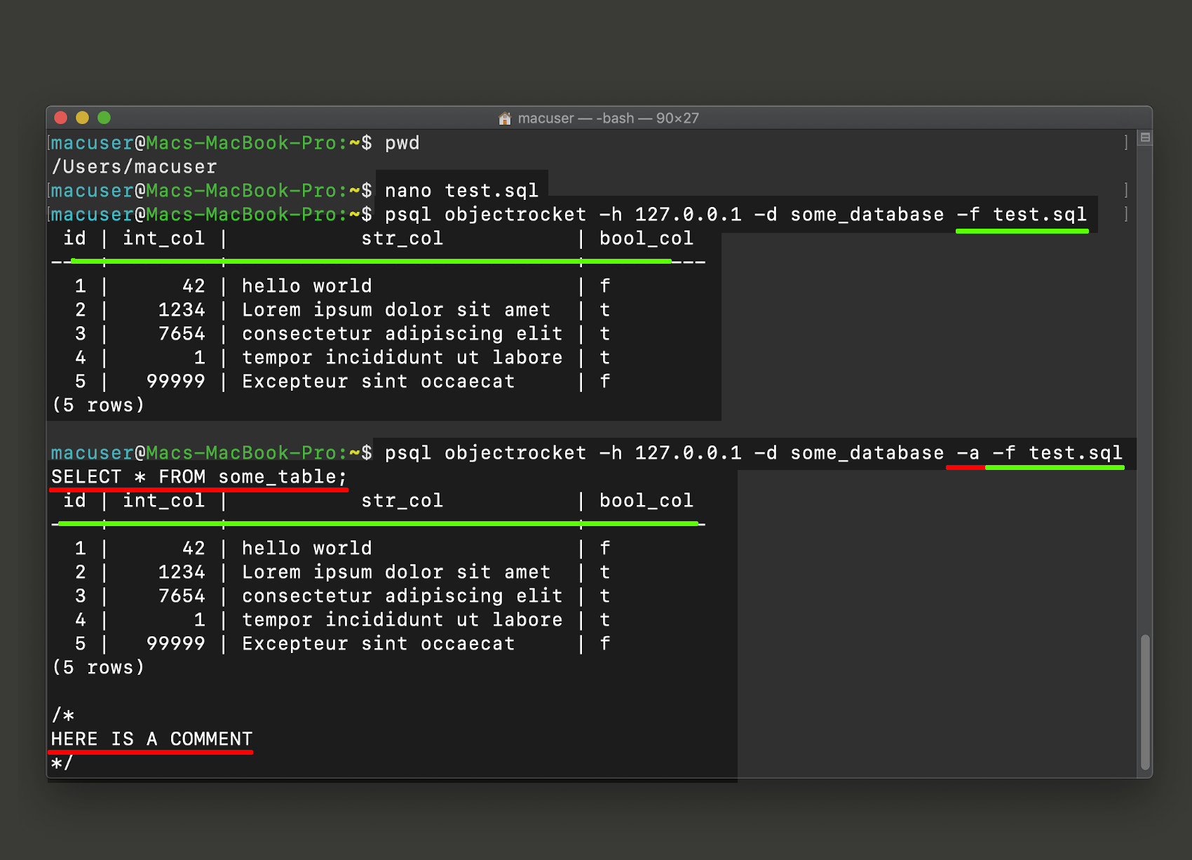 How to run an SQL file in Postgres  ObjectRocket