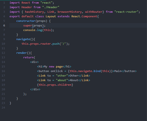 react router dom withrouter