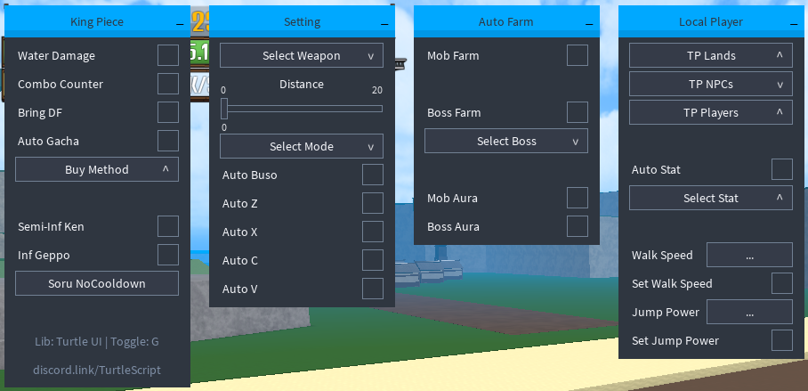 Roblox King Piece Gui Free Script 1 Roblox Scripts For Every Roblox Game Omgscripts - double jump roblox hack