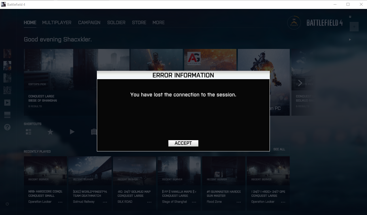 Battlefield 1, BF4, BF3 Servers Down and Experiencing Connectivity