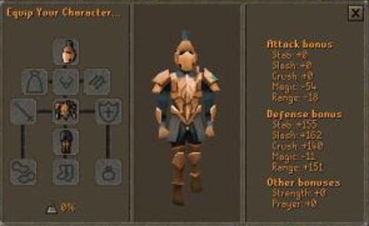 best runescape melee armor