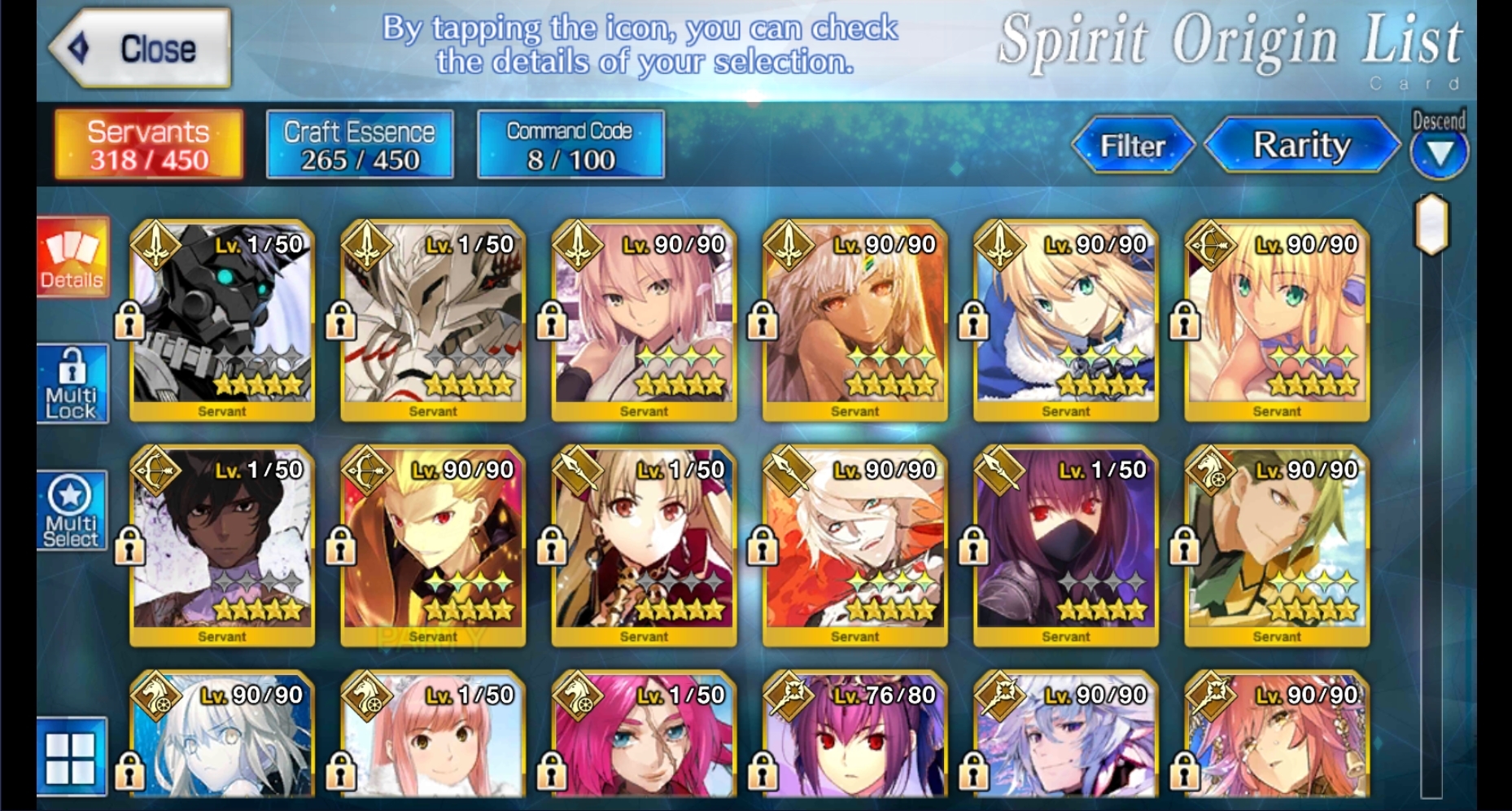 Selling Selling Decent Fate GO NA Account 30 SSR EpicNPC
