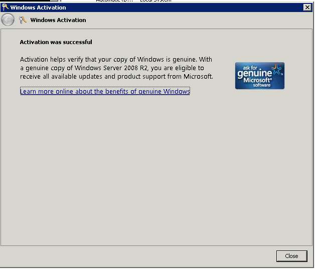 Windows Server 2008 R2 Standard X64 Bit