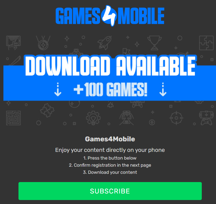 [2-click] ZA | Games4Mobile (Vodacom) 