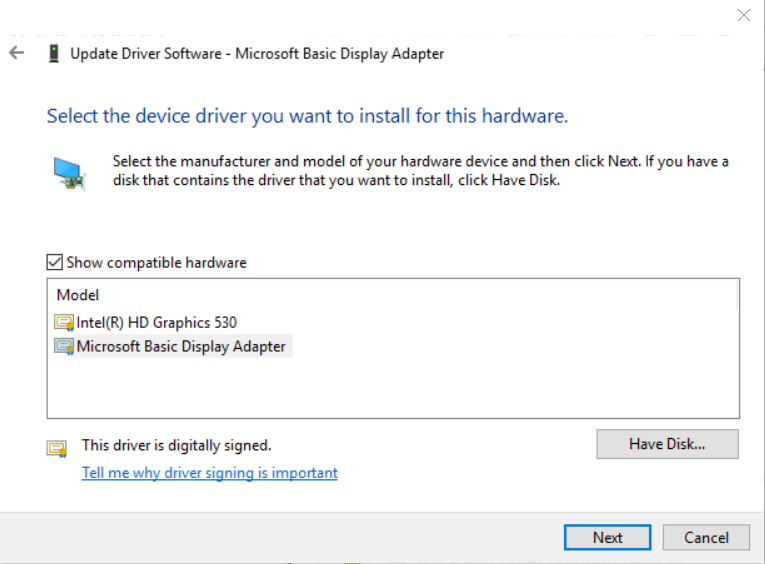 Update your graphics driver. Видеокарта Microsoft Basic display Adapter. Драйвер для графических карт AMD High-Definition. Microsoft Basic display Driver вместо видеокарты. Have Disk кнопка.