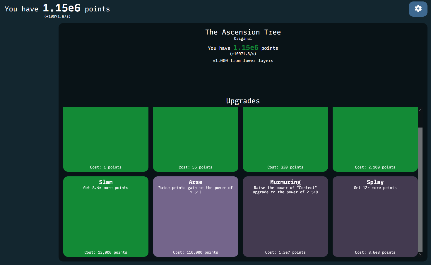 The Ascension Tree is finally out! r/incremental_games