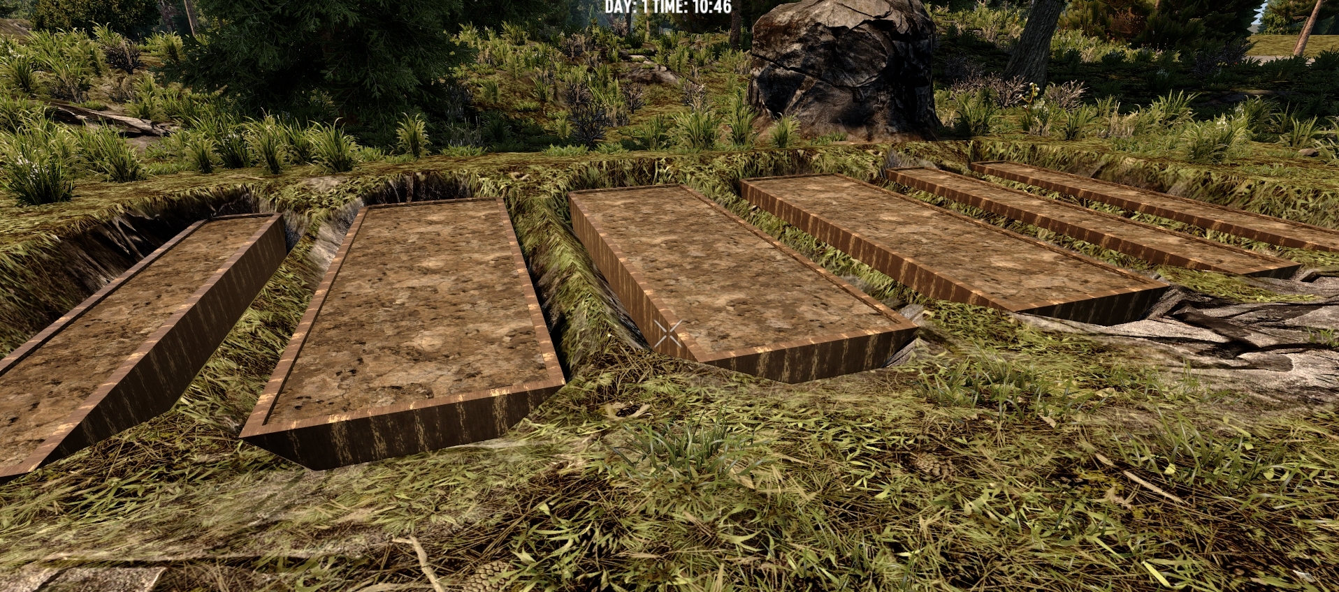 Any way to make the ground around farm blocks flush? r/7daystodie