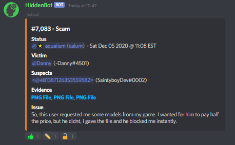 Evidence 1