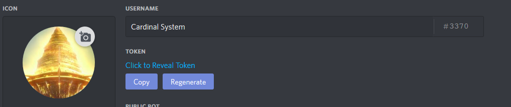 Why can't I copy my bot's token? – Developers