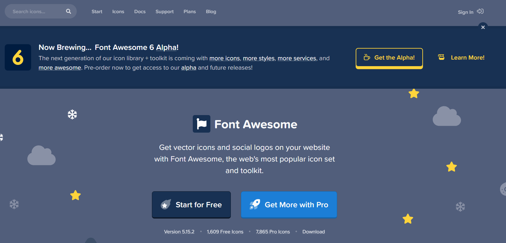 Font Awesome 公式サイト
