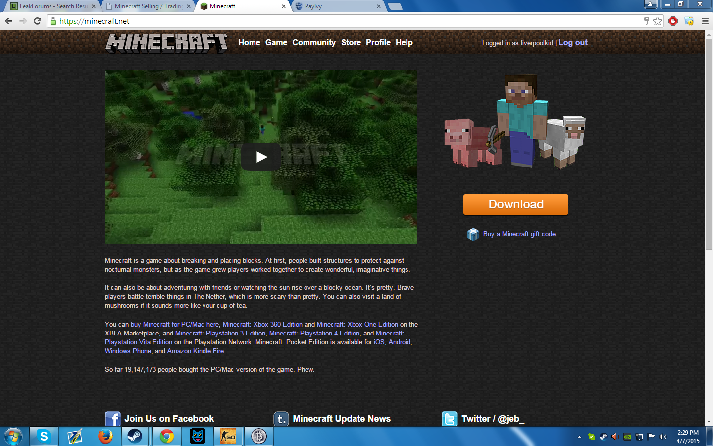 Minecraft net redeem