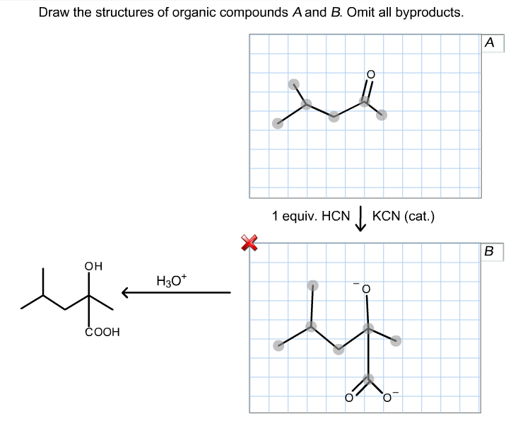 Solved Draw The Structures Of Organic Compounds A And B. | Chegg.com