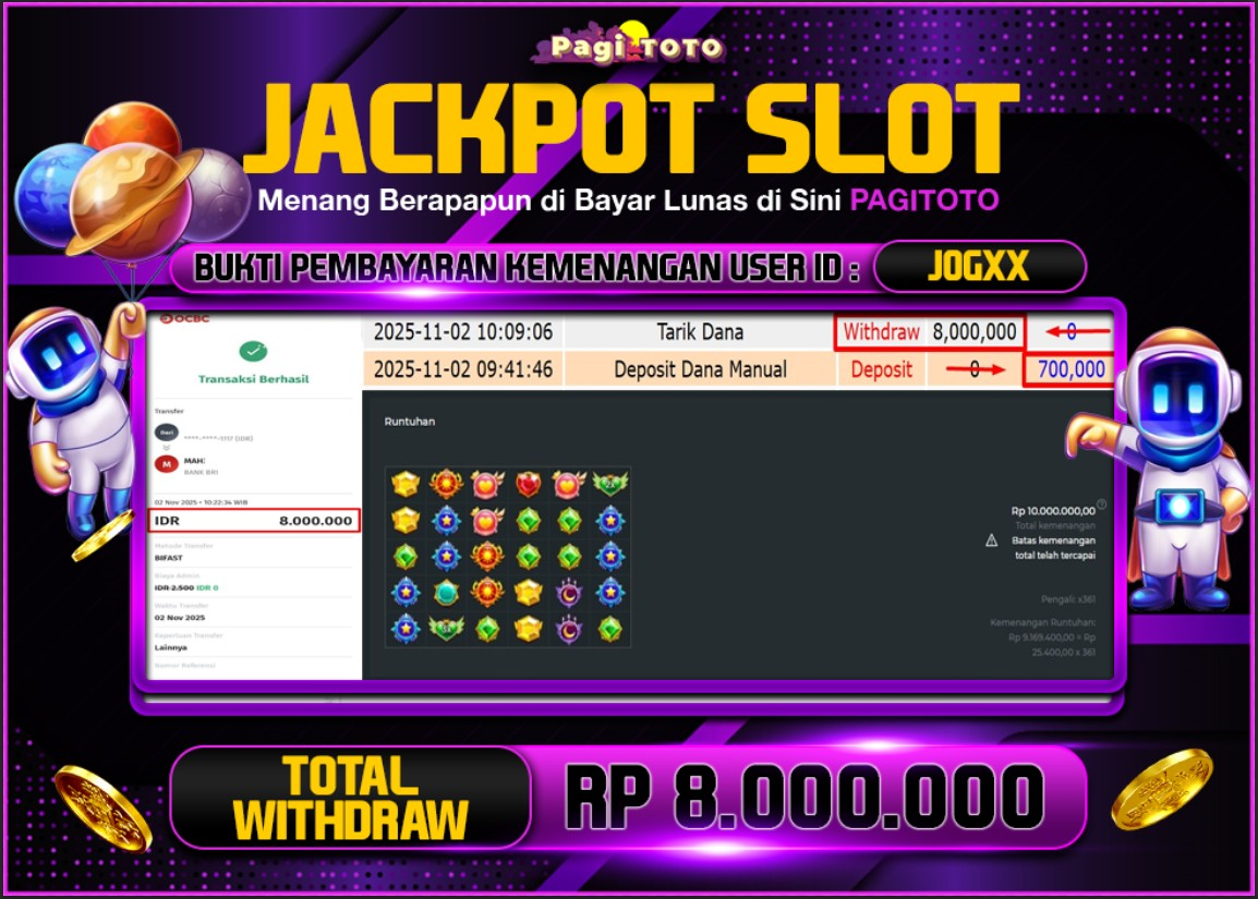 HAPPY JACKPOT MEMBER PAGITOTO SLOT STARLIGHT PRINCESS Rp 8.000.000-, - LUNAS