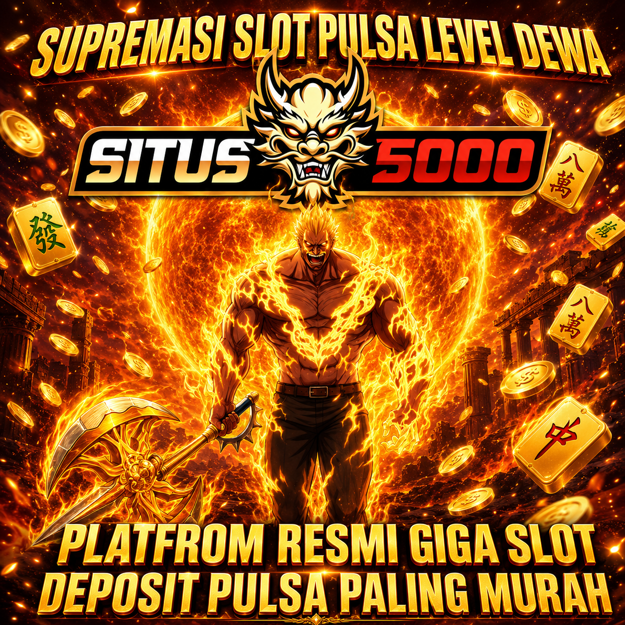 SITUS5000 : Supremasi Slot Pulsa Level Dewa Platfrom Resmi Giga Slot Deposit Pulsa Paling Murah
