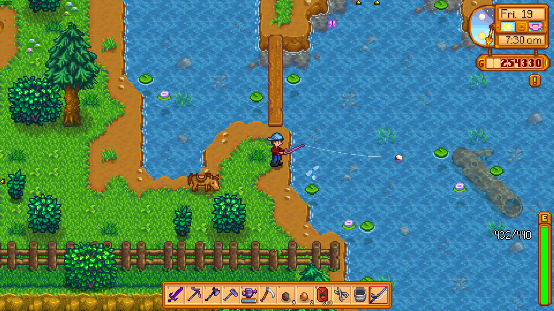 Can't figure out why I can't hook the Legend : r/StardewValley