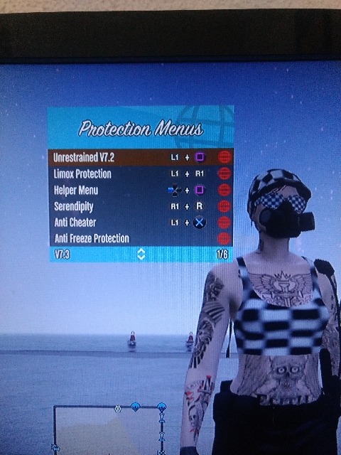 PS3 - MOD MENU GTA V UPDATE UNRESTRAINED 1.27/1.28 DEX/CEX -BLES