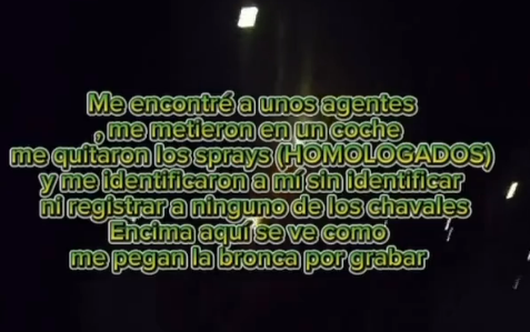 Patriota va a un parque a echar spray de pimienta a menas maleantes