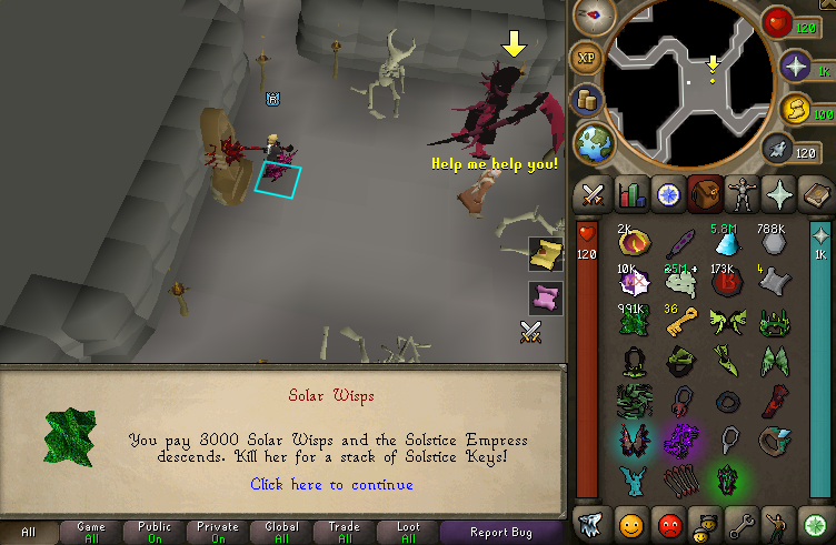 Solstice Trials Minigame