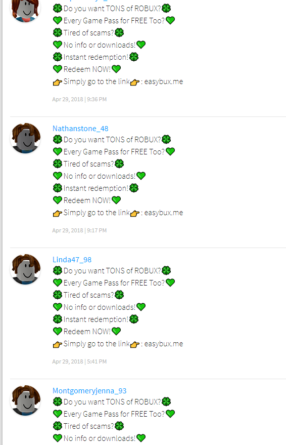Req Working Comment Bots - easybuxme roblox