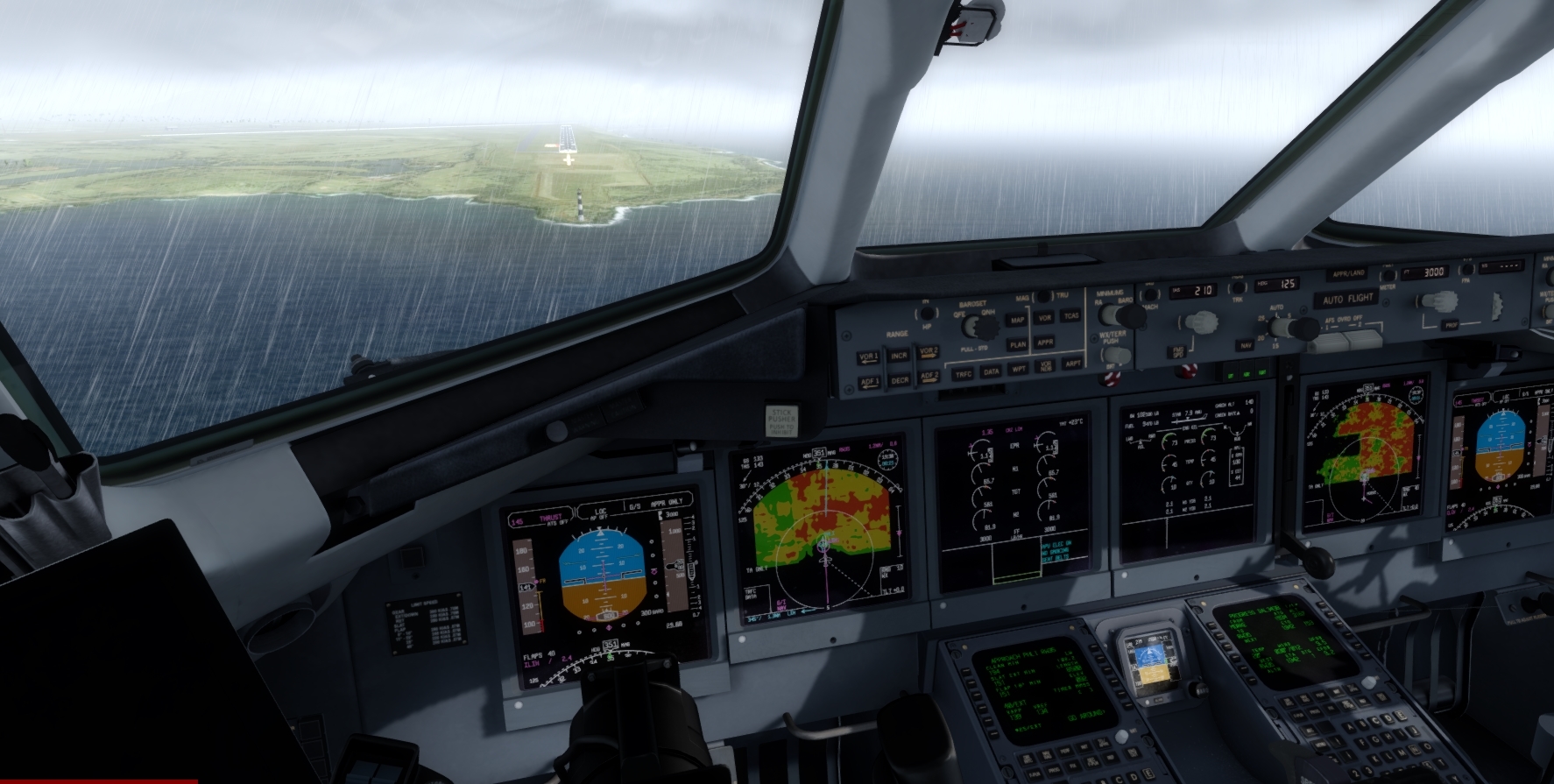 Approach to LIH runway 35