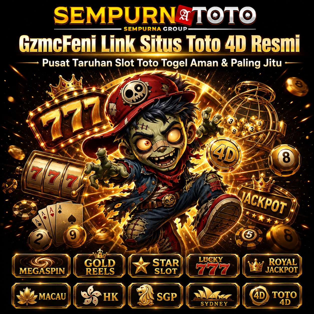 SEMPURNATOTO - GzmcFeni Link Situs Toto 4D Resmi Pusat Taruhan Slot Toto Togel Aman & Paling Jitu