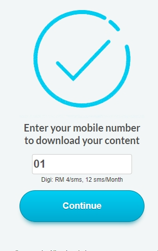 [click2sms ] MY | Tickdownload (Umobile)
