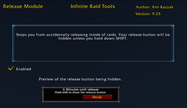 Infinite raid tools что за аддон