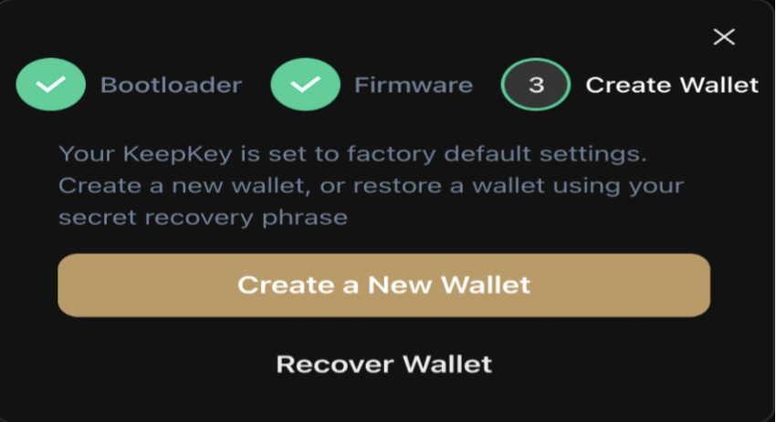 Step 6: Create a wallet