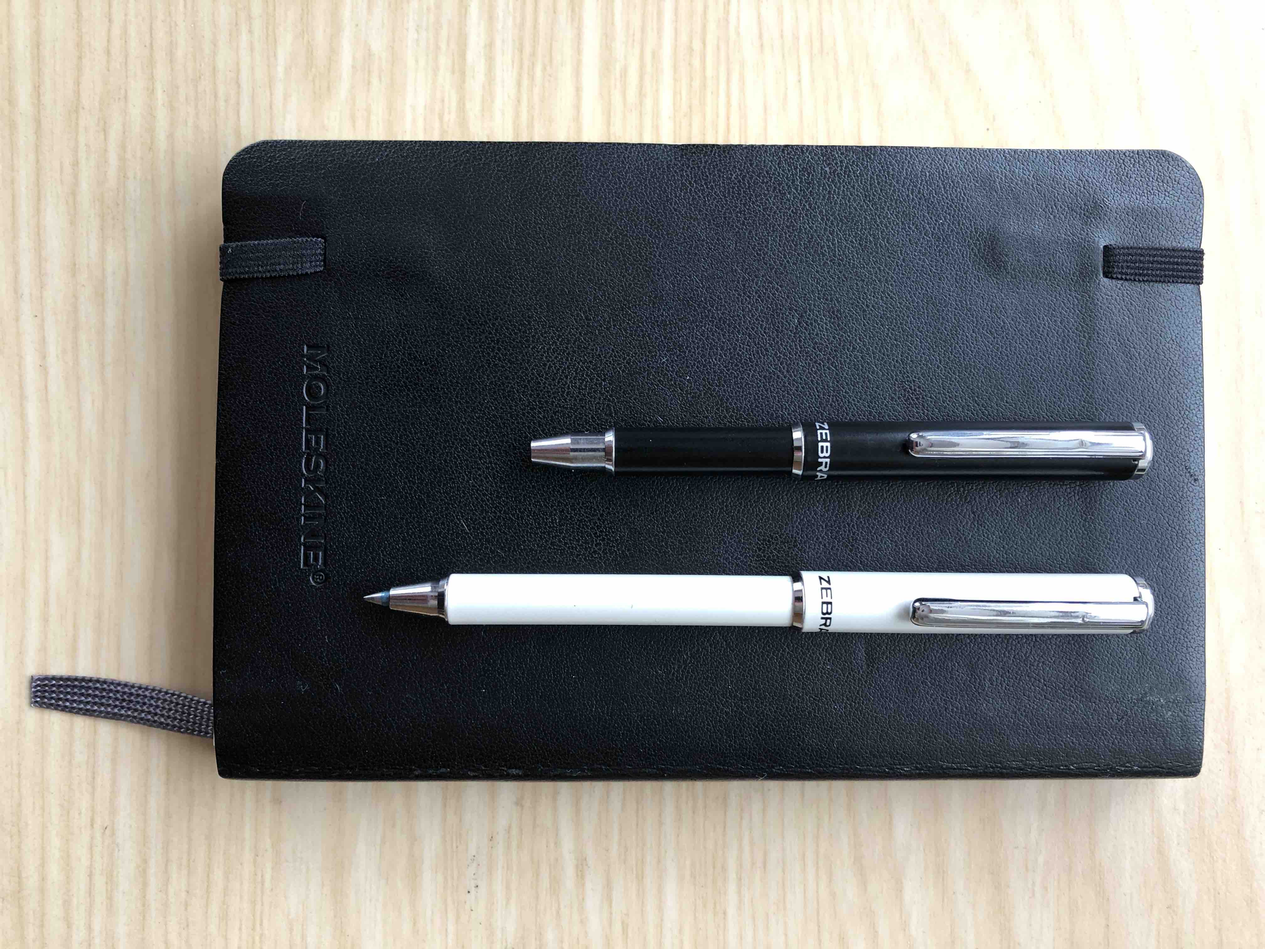 0,7 mm corps noir noir Zebra SL-F1 Mini stylo à bille 