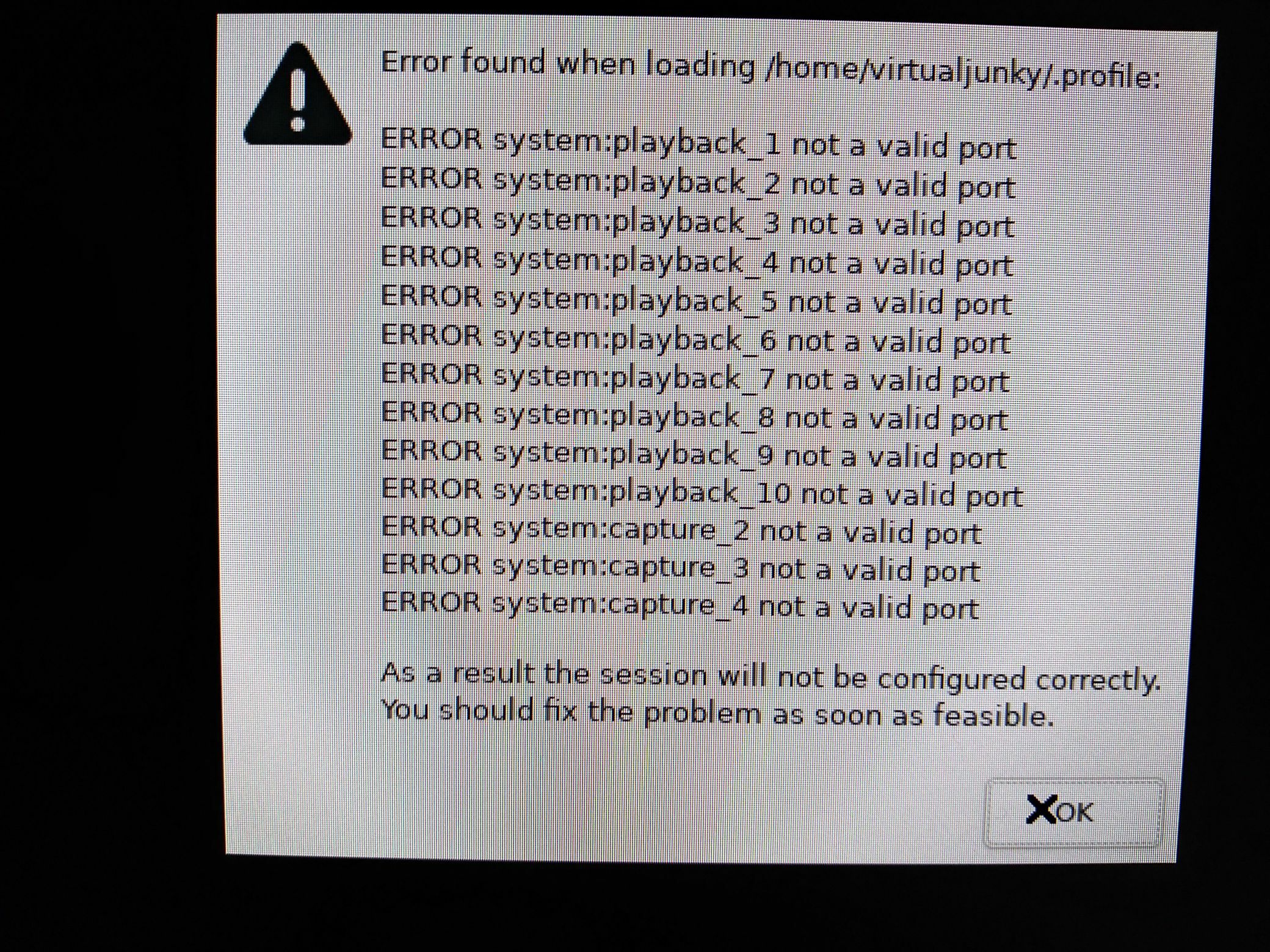 Error found when loading .profile · Issue 15 · GoXLRonLinux/goxlronlinux · GitHub