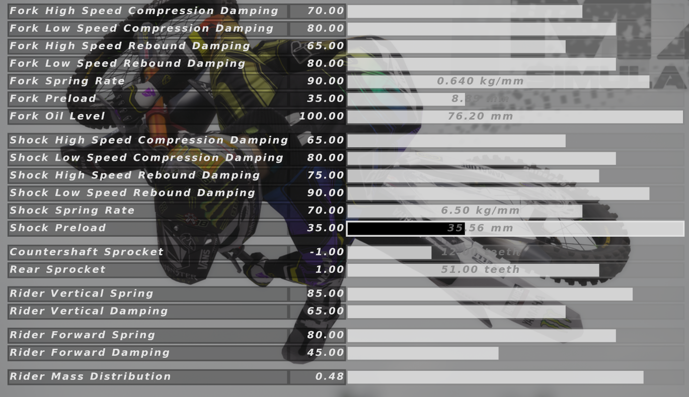 New suspension updates optional? Page 3 MX Simulator