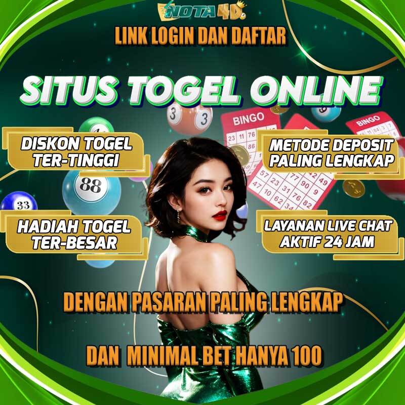 NOTA4D > Link Situs Togel Online Dengan Pasaran Lengkap Bet 100 Terpercaya