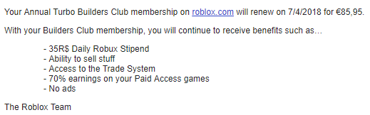 Builders Club Price Is Higher For Certain European Countries Roblox