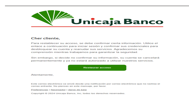 ⭐ Unicaja Banco 2025 ⭐ { Fresh INBOX LETTER } ⭐ HighQuality ❤️
