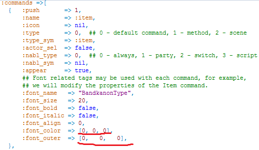 menu help: font color not changing??? | RPG Maker Forums