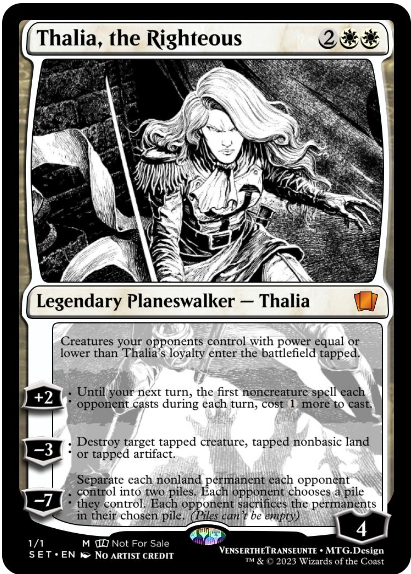 thalia mtg cards Thalia and The Gitrog Monster LANDFALL + SACRIFICE Magic MTG Commander –  CommanderComplete