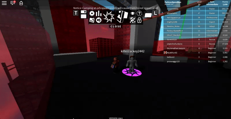 Roblox Parkour All Skins